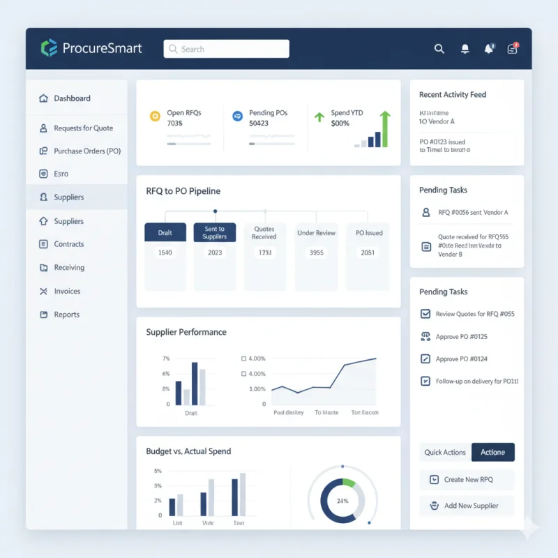 Procurement (RFQ → PO)