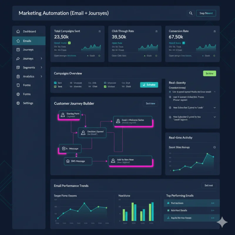 Marketing Automation (Email + Journeys)