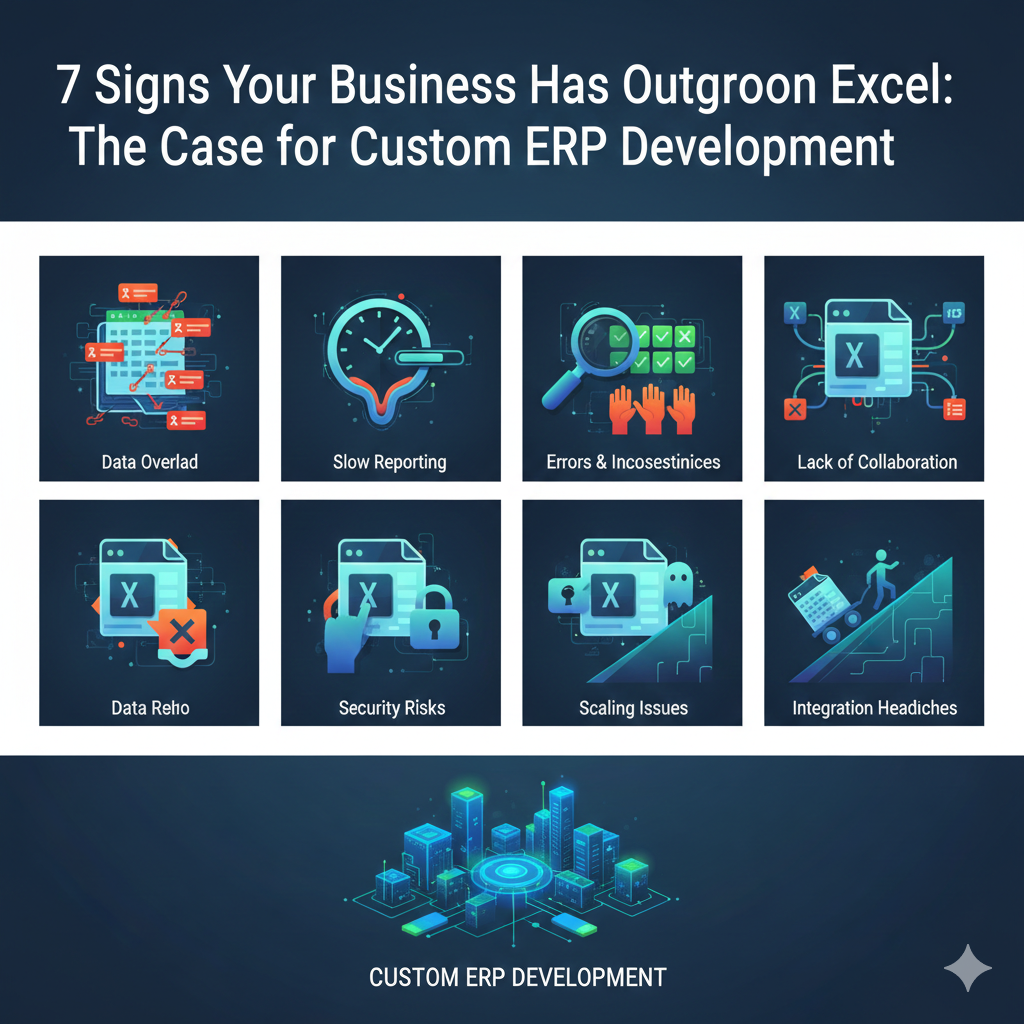 7 Signs Your Business Has Outgrown Excel: The Case for Custom ERP Development