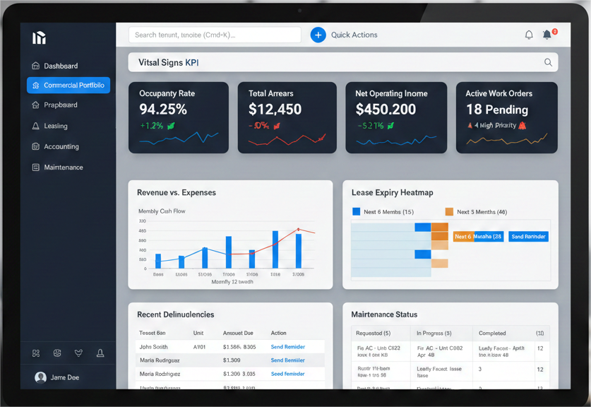 Real Estate ERP Software for Property Management, Leasing & Accounting